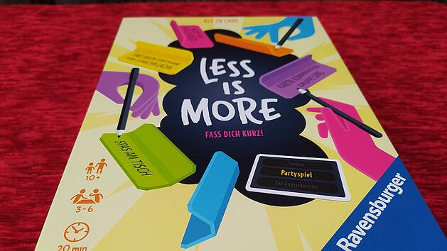 Spiele-Test Less is More: Rezension des kreativen Party-Wortspiels