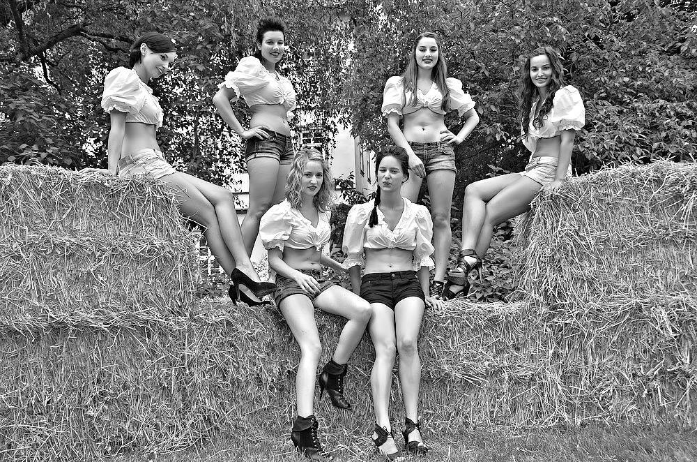 Presse Fotoshooting des Jungbauernkalenders 2013