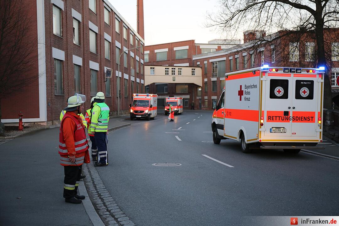 Chemieunfall in Rehauer Fabrik