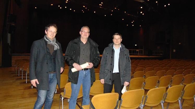 Josef Weber, Ditmar Gebhardt und Florian Engel (v. l.)  Petra Malbrich