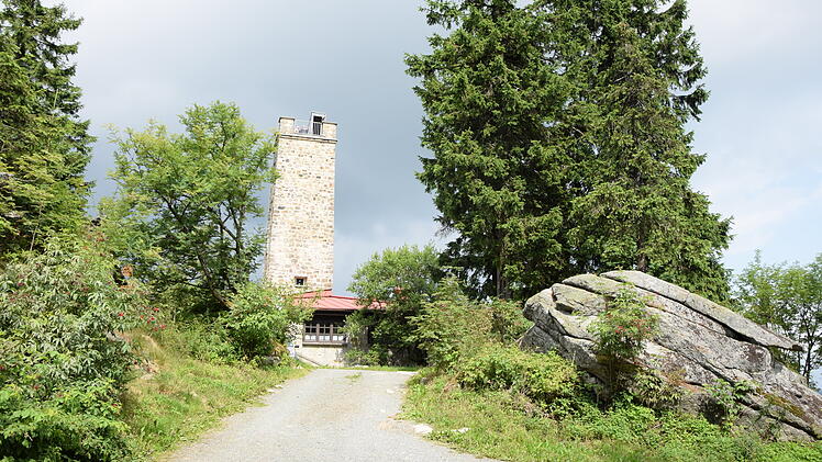 Asenturm auf dem Ochsenkopf im Fichtelgebirge