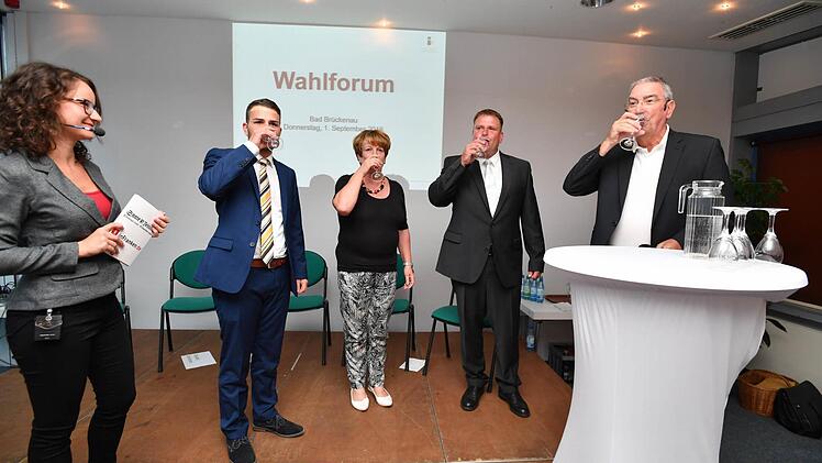 Wahlforum der Saale-Zeitung am 1. September 2016 in der Georgi-Halle, Bad Brückenau. Foto: Ronald Rinklef