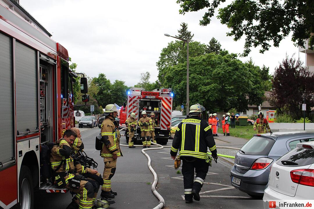 Fürth: Wohnungsbrand in der Südstadt