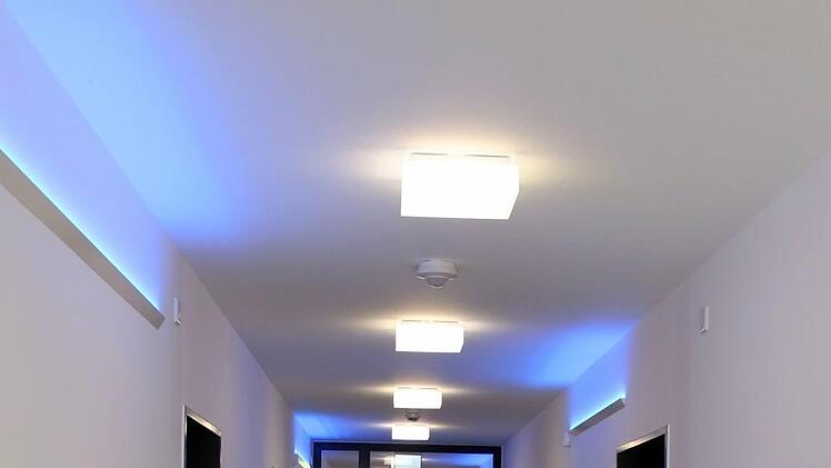 Für die Beleuchtung wurde im ganzen Haus LED-Technik verwendet.Foto: Ulrike Nauer
