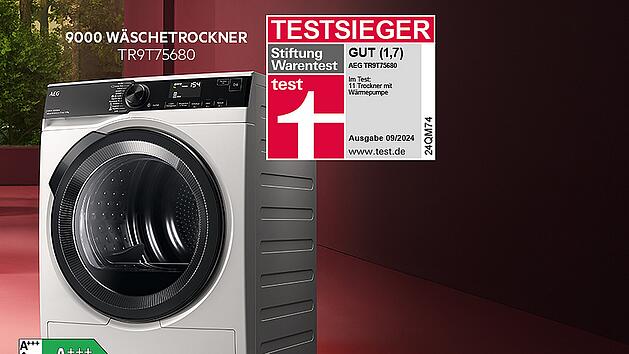 AEG-W&auml;schetrockner Testsieger TR9T75680