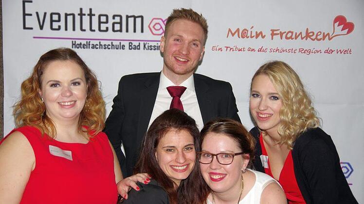 Das Event-Team (von links): Ina Benkert, Lisa Jonas, Tobias Pekarek, Svenja Schmitt und Larissa Bauer. Foto: Klaus Werner