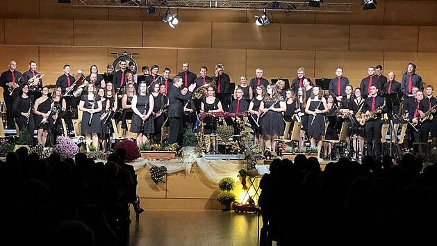 Das große Blasorchester der Ebrachtaler ist am Samstag nur kurz, aber am Sonntag dann mit einem umfassenden Programm zu hören.  Foto: privat