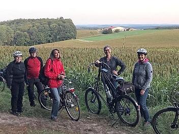 Eine „Radtour mit dem i-Tüpfelchen“ führte am vergangenen Freitag in die Gegend zwischen Zeil und Bischofsheim.