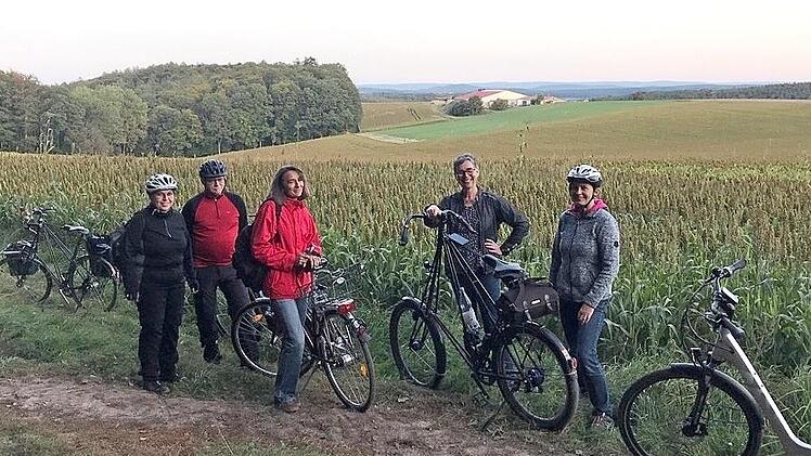 Eine „Radtour mit dem i-Tüpfelchen“ führte am vergangenen Freitag in die Gegend zwischen Zeil und Bischofsheim.