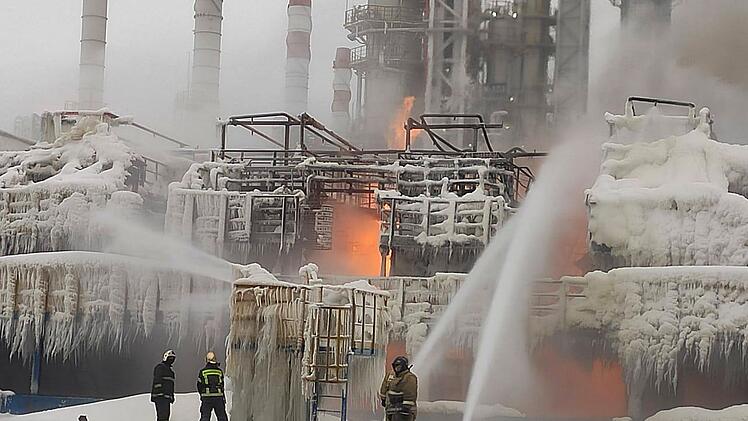 Gasterminal in Brand geraten