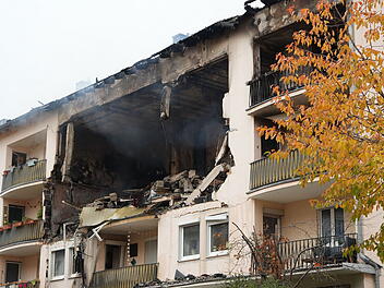 Explosion in Wohnhaus in Regensburg