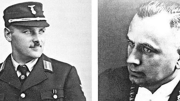 Hans Hofmann (links) wurde unter Karl Strecker (rechts) zweiter Bürgermeister in Forchheim.  Fotos: Archiv von Manfred Franze