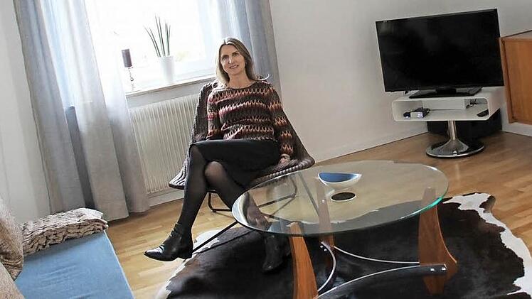 Birgit Neuberger in der oberen Ferienwohnung Fotos: Jennifer Hauser