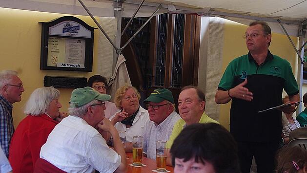 "Säugoschn" Robert Porzelt war einmal mehr voll in seinem Element.  Foto: Heike Schülein