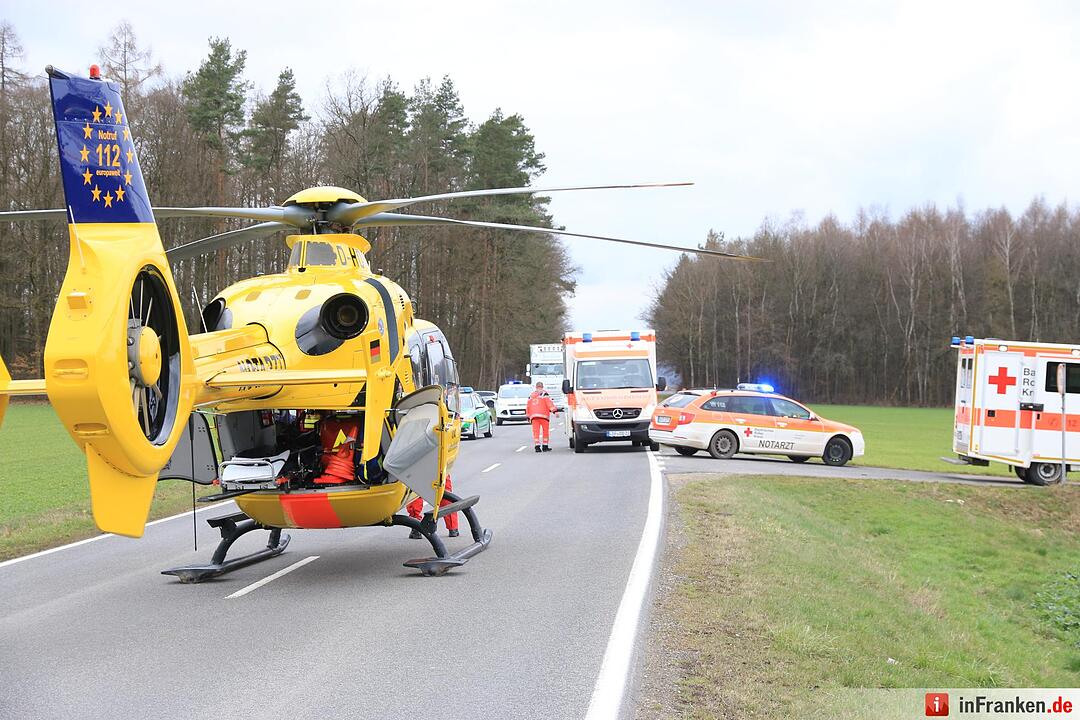 Schwerer Unfall bei Zapfendorf