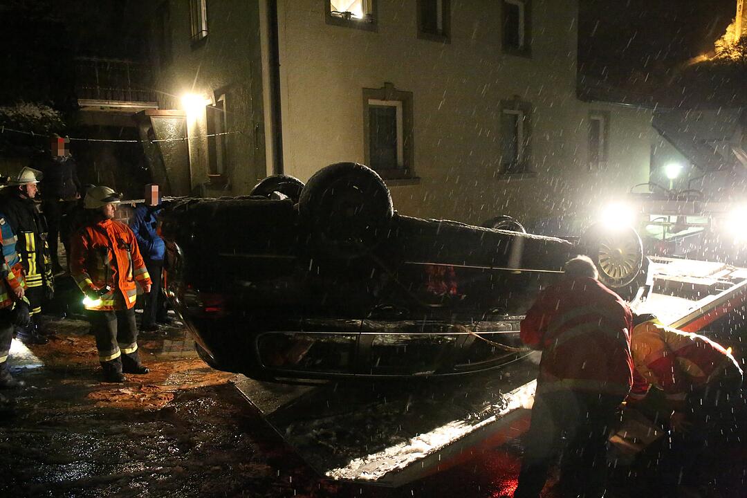Glätteunfall in Bad Berneck