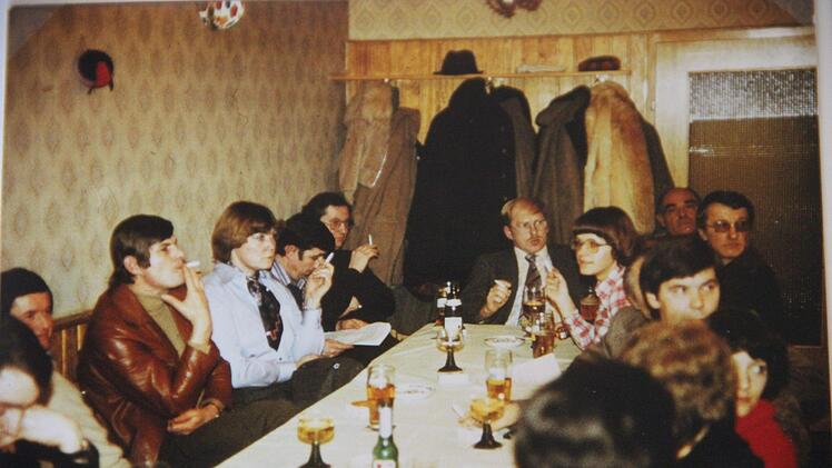Gründungsversammlung 1978 im Gasthaus "Fränkischer Hof".Archiv Tennisabteilung