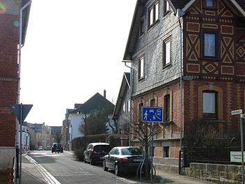 Blick in die Goethestraße in Neustadt