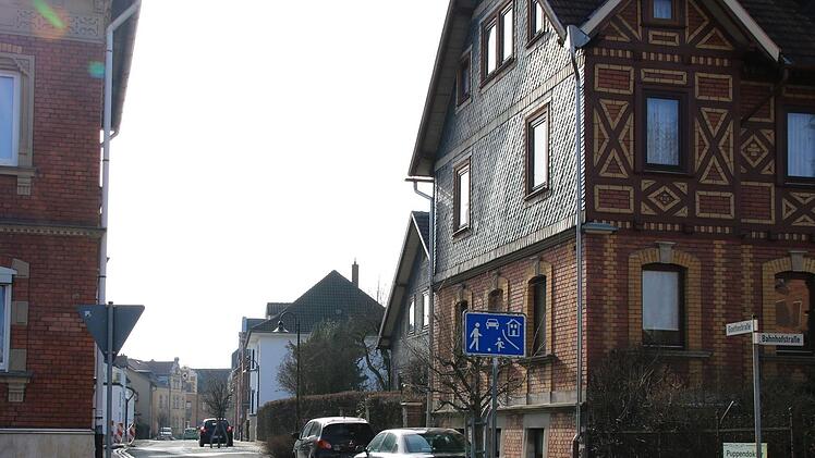 Blick in die Goethestraße in Neustadt
