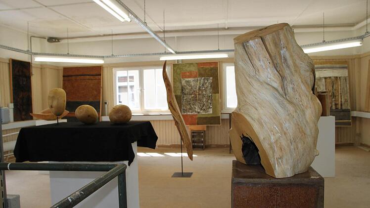 Eindrücke aus der ersten Ausstellung der Galerie mit den Künstlern Hans Dietrich Unger und Georg Seifried.