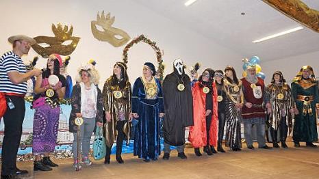 Die schönsten Masken wurden prämiert.