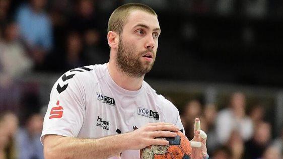 Max Bauer (im Bild) trumpfte insbesondere in der Endphase auf und führte den HSC Bad Neustadt zu seinem zweiten Saisonsieg. Die Rotmilane besiegten den HC Elbflorenz II mit 27:25. Foto: Anand Anders