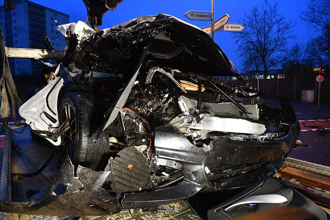 Schwerer Unfall auf dem Berliner Ring in Bamberg