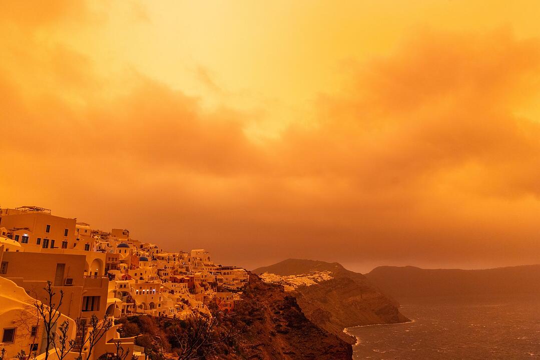 Sandsturm &uuml;ber der &Auml;g&auml;is