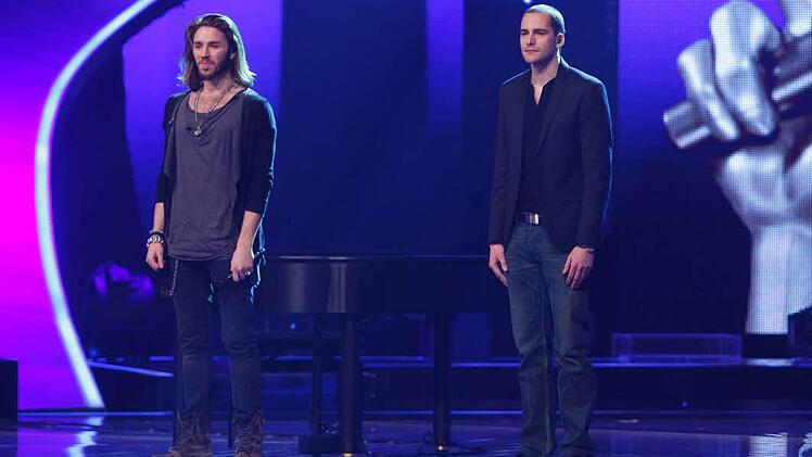 Gil Ofarim (links) und Michael Lane (rechts). Foto: © SAT.1/ProSieben/Richard Hübner