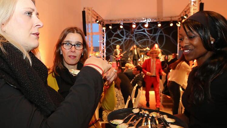 Vier Caterer nutzten die Gelegenheit, um ihr Angebot vorzustellen. Foto: Barbara Herbst
