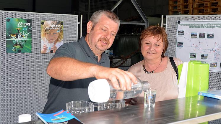 Eindrücke vom Tag der offenen Tür im neuen Domizil der Bad Kissinger Stadtwerke.  Foto: Peter Rauch