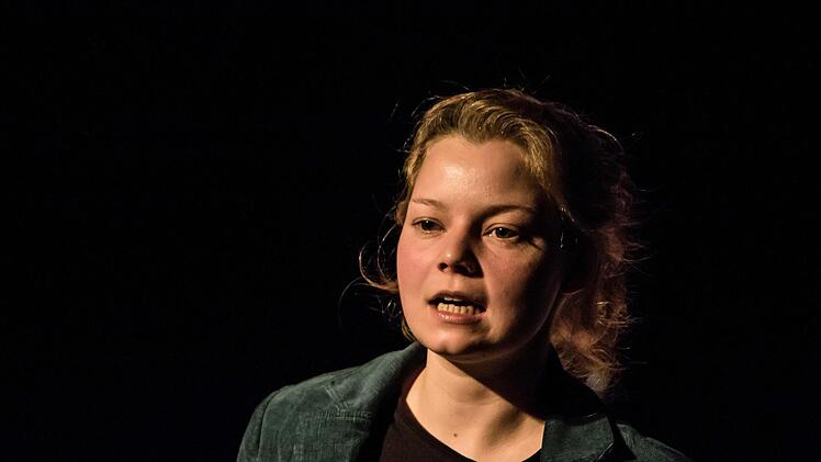 "Freistaat Coburg" in der Reithalle: neue Mitglieder des Schauspiel-Ensembles stellen sich vor: Solvejg Schomers.Foto: Jochen Berger