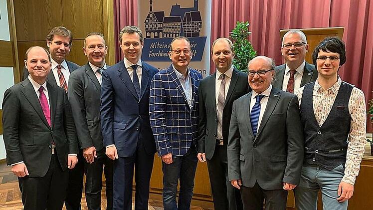 Auf dem Neujahrsempfang der CSU Forchheim mit Volker Heißmann (Mitte) Foto: privat