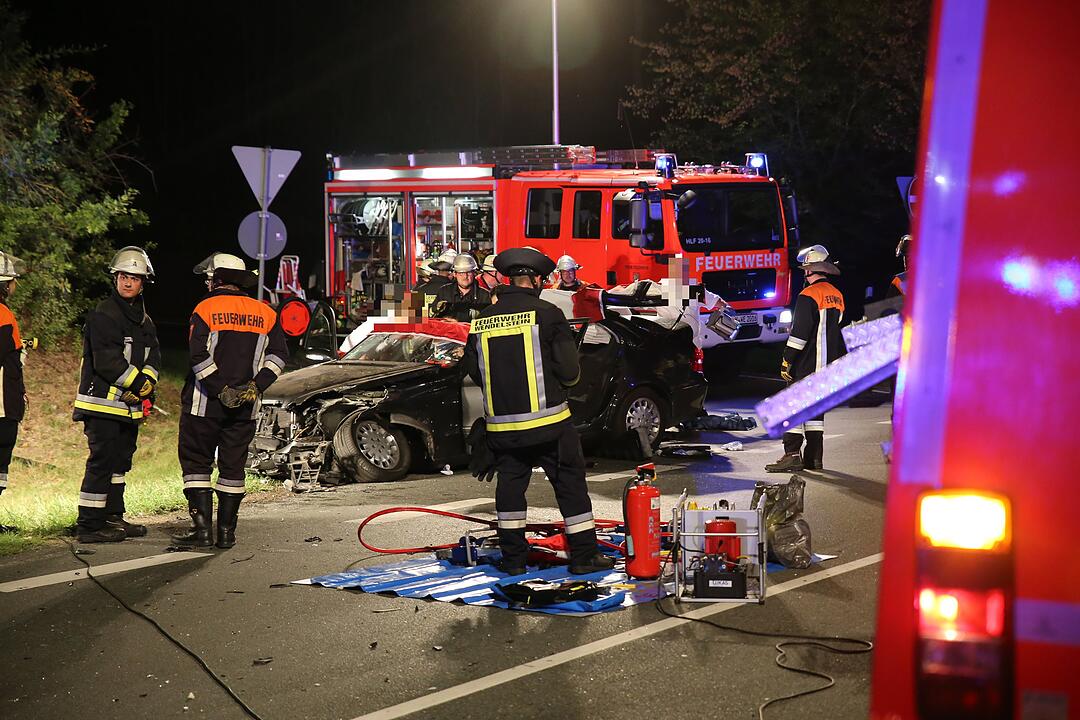 Vier Schwerverletzte bei Unfall nahe Wendelstein