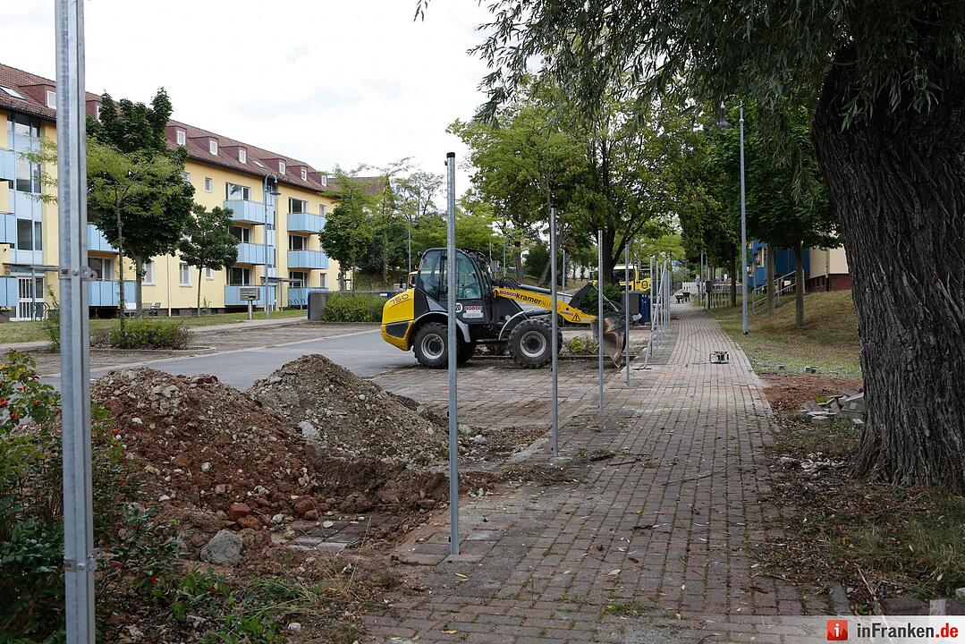 Die Arbeiten für das Balkanzentrum in Bamberg laufen.