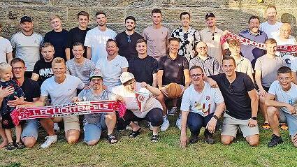 Die „HPZ-Böschla“ haben zusammen mit den Sportlern gefeiert.