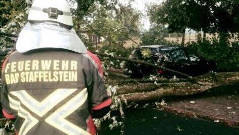 Fünfmal musste die Feuerwehr Staffelstein ausrücken.  Foto: Feuerwehr STE