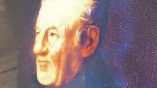Carl Haag malte auch seinen Großvater Johann Nicolaus Weber. Foto: Manfred Welker