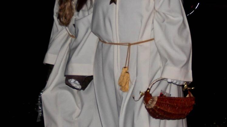 Engelchen auf dem Weihnachtsmarkt