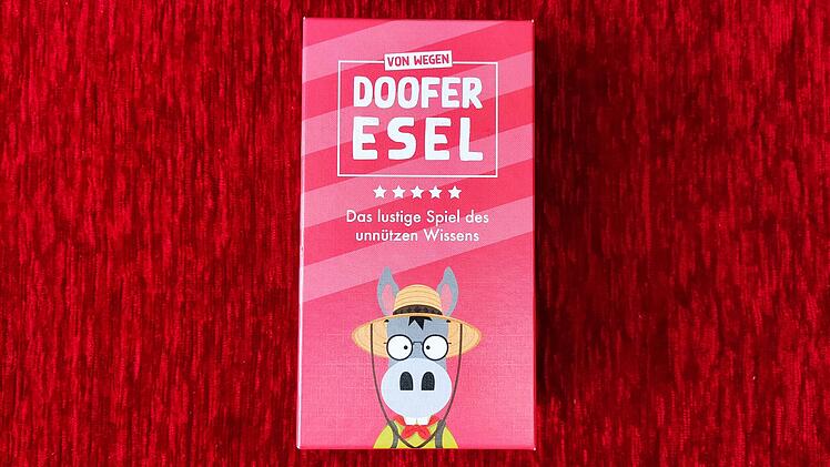 Spiele-Test Doofer Esel - kreatives Party-Wortspiel über nutzloses Wissen
