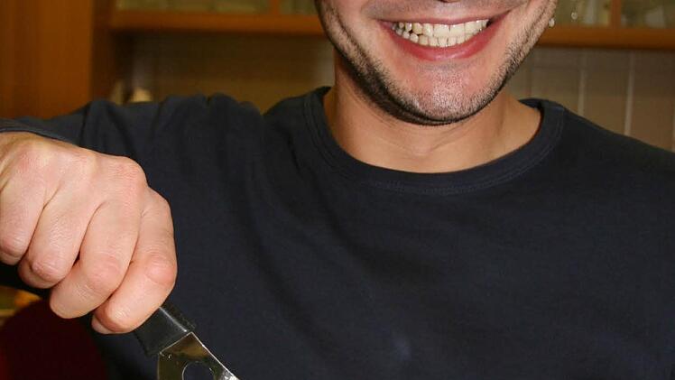 Auch Männer machen Käse: Erdogan Fatih interessierte sich  brennend für die Herstellung.