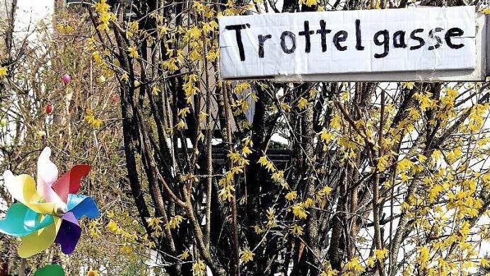 Mit deftigen Späßen, wie neuen Straßennamen, machen sich die "Wilden Buchen" nicht nur Freunde.  Foto: AW
