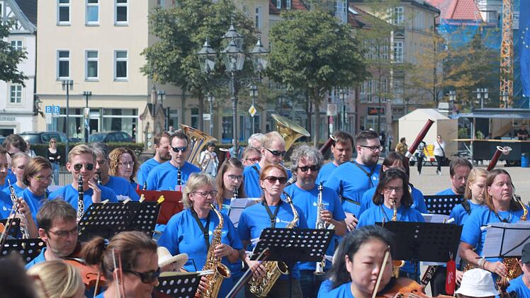 Impressionen vom ersten Symphonic Mob Bayerns auf dem Coburger SchlossplatzFoto: Jochen Berger