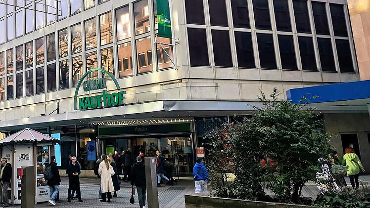 Ein Foto der Galeria-Kaufhof-Filiale in der Nürnberger Königstraße vom März 2023 - rund drei Monate vor der endgültigen Schließung des Kaufhauses.