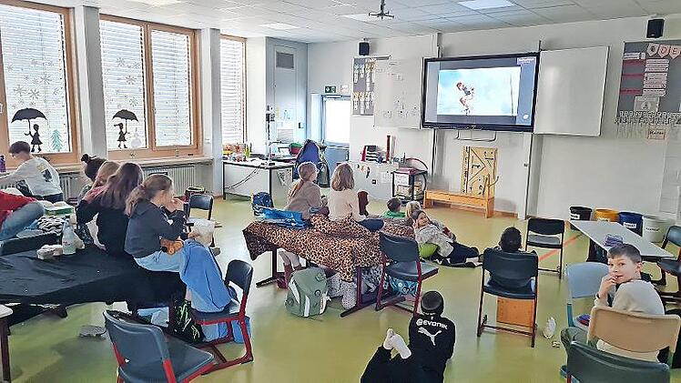 Klassenzimmer einmal anders.