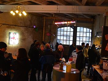 So sah es zum Richtfest im Inneren der Kulturg&auml;rtnerei aus. Foto: Andreas Thamm