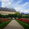 Bamberg, Rosengarten, Sommer, Rosen, Kloster Michaelsberg