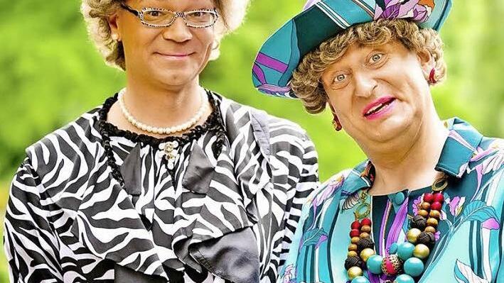 Waltraud und Mariechen, alias Heißmann und Rassau - das Komiker-Duo aus Fürth gastiert am Freitag, 17. Juli, auf der Bühne im Hof von Schloss Eyrichshof. Foto: pr