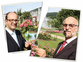 Die Idylle hat einen Riss bekommen: Kurdirektor Gunter Sauers (links)  Zukunft in Bad Kissingen wird zum Thema im Stadtrat. Oberbürgermeister Kay Blankenburg bestätigte die  Debatte.  Foto: Archiv