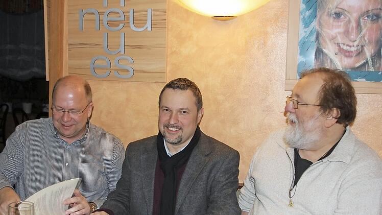 Alles neu: Thomas Limpert, Philipp Arnold und Thomas Wagner.Foto: Ralf Kestel